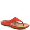 STRIVE WOMENS TOE POST MULE SANDAL - SCARLET